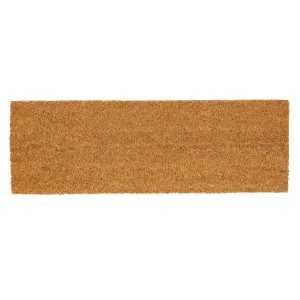 60cm x 20cm Brown Coir Step Door Mat - By Nicola Spring