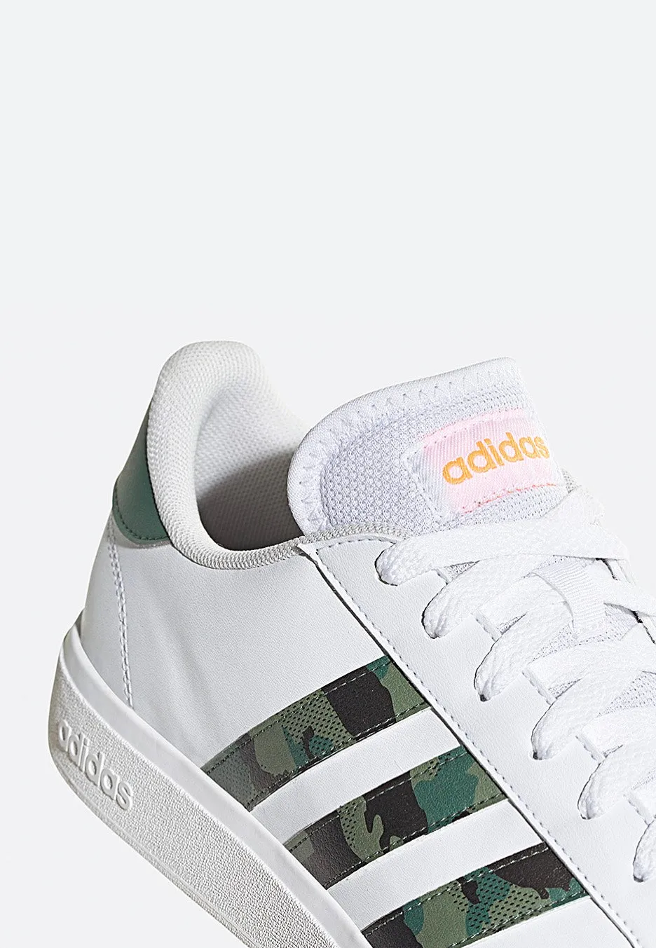 Adidas - Grand Court Base 2.0 Ftwwht/Ftwwht/Scrora - Shoes