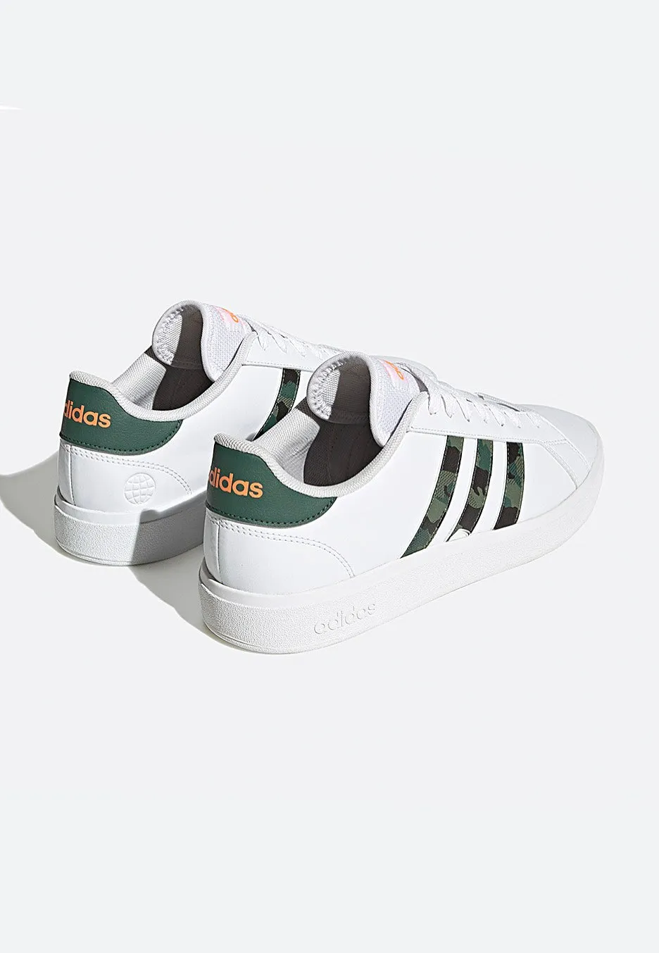 Adidas - Grand Court Base 2.0 Ftwwht/Ftwwht/Scrora - Shoes