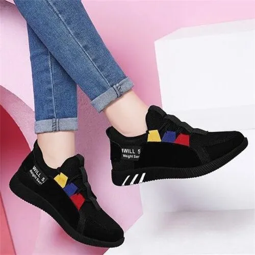 Amozae- Women Sneakers Fashion mixed colors Breathble Women Vulcanized Shoes Women Mesh Women Casual Shoes Tenis Feminino