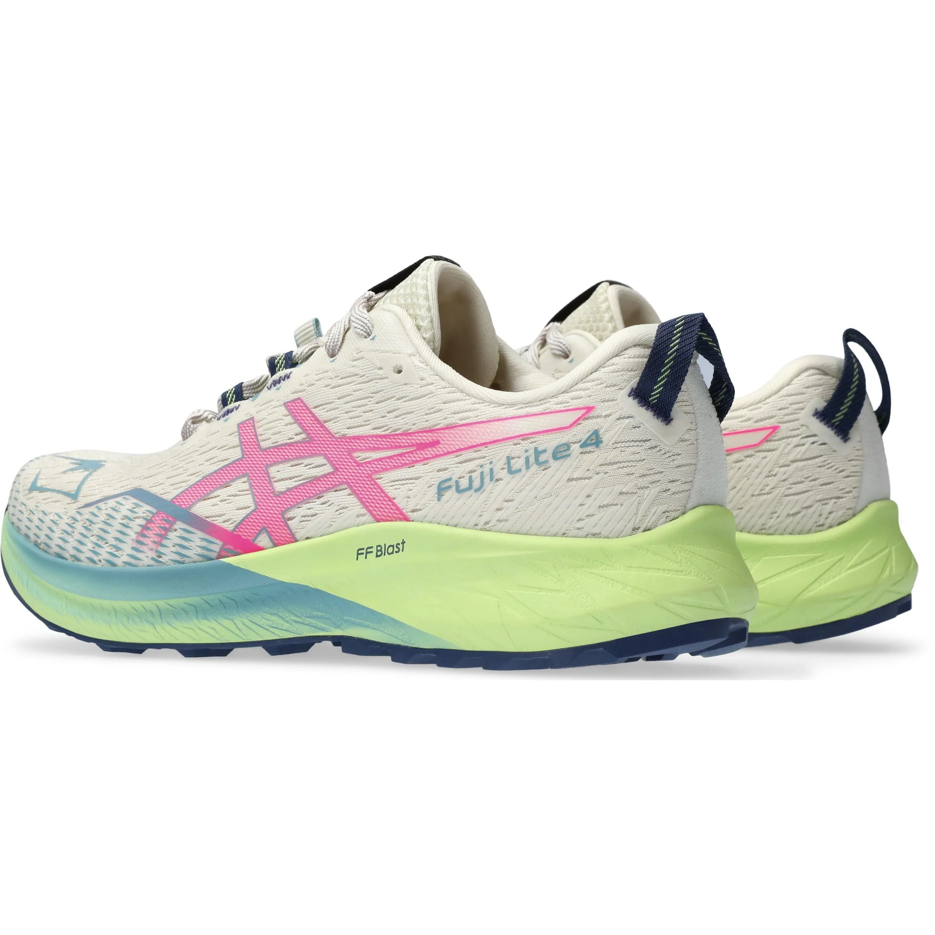 Asics Fuji Lite 4 Womens Trail Running Shoes - White