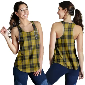 Barclay Dress Tartan Women Racerback Tanks with Family Crest