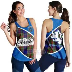 Beattie (Beatty) Family Crest Tartan Women's Racerback Tanks Celebrate Saint Andrew's Day in Style