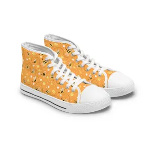 Bees Women's High Top Sneakers