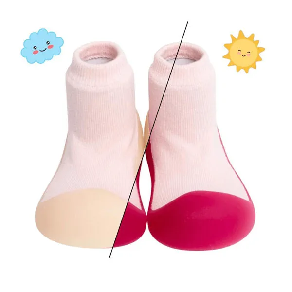 BigToes First Walker Shoes - Chameleon - Mute Pink