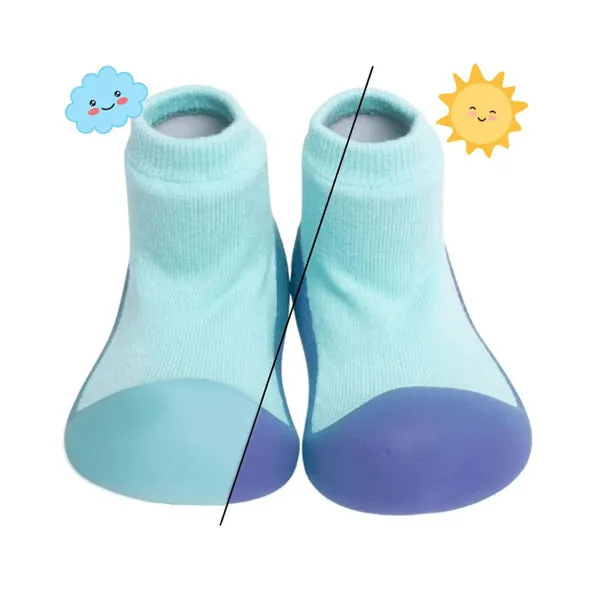 BigToes First Walker Shoes - Chameleon - Mute Sky Blue