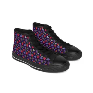 Blackberry Raspberry and Strawberry Men's Classic Sneakers