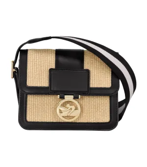 Box-Trot Crossbody Bag S Straw/Black