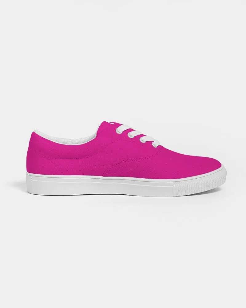 Bright Magenta Men's Canvas Sneakers | Men's | Bright Pure Magenta | C0M100Y0K0