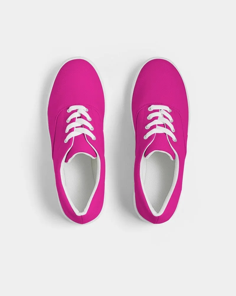 Bright Magenta Men's Canvas Sneakers | Men's | Bright Pure Magenta | C0M100Y0K0