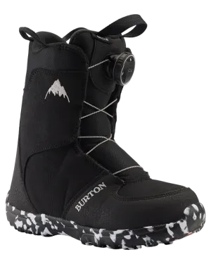 Burton Kids Grom Boa Snowboard Boots - Black - 2023