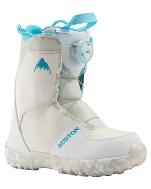 Burton Kids Grom Boa Snowboard Boots - White - 2023