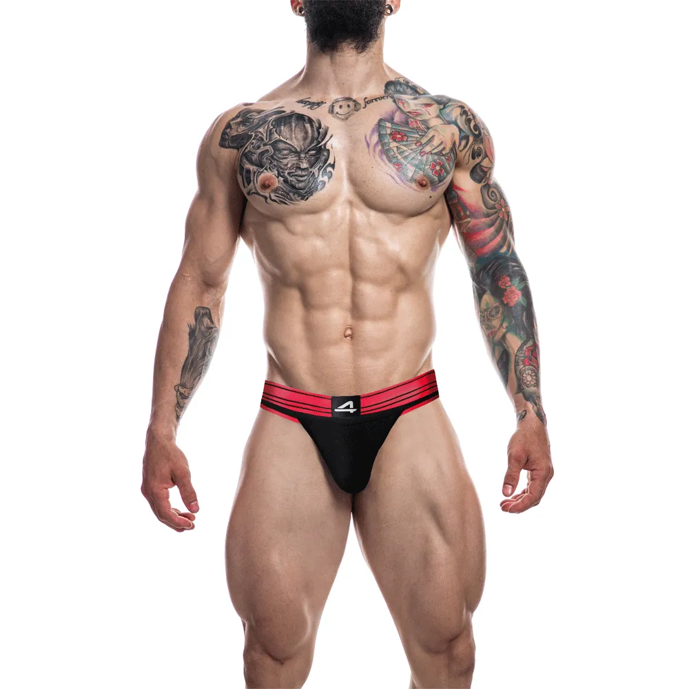 C4M Rugby Jockstrap - Neon Pink