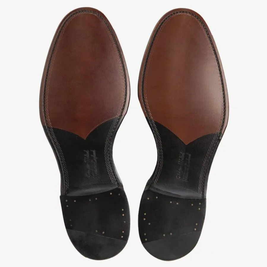 Carbon Black Hornbeam Calf Leather Penny Loafers