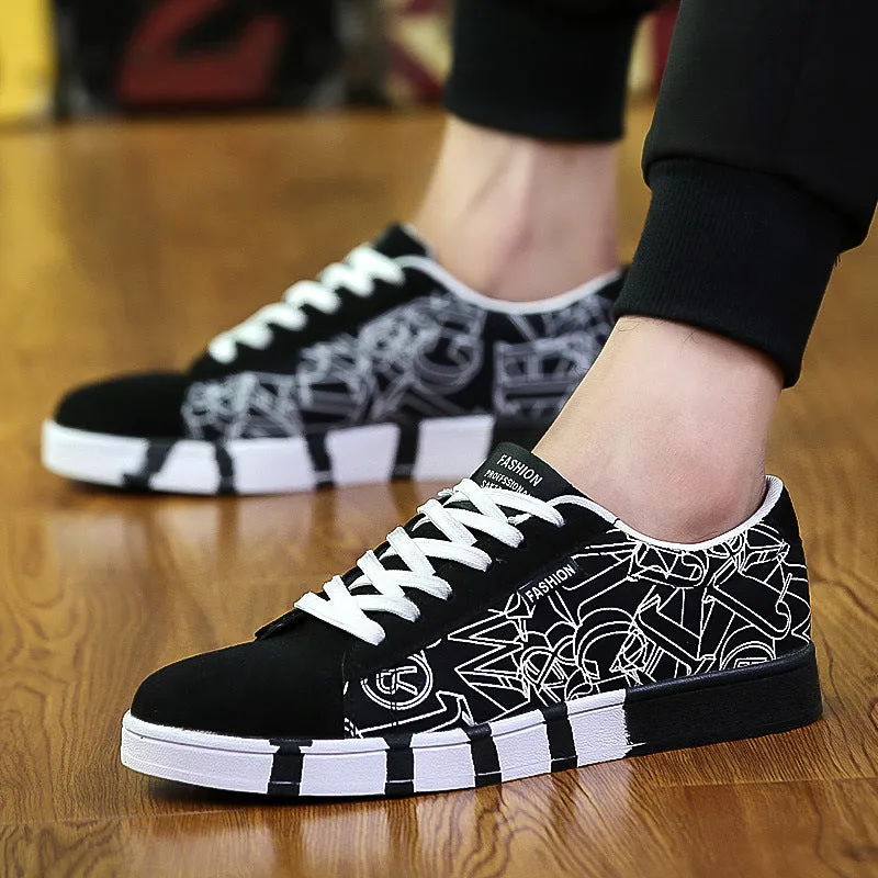 Casual trend canvas shoes fashion sports shoes - Men's Shoes