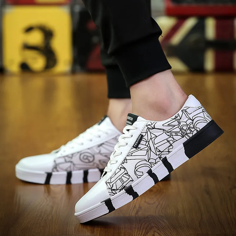 Casual trend canvas shoes fashion sports shoes - Men's Shoes