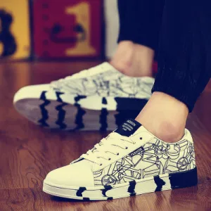 Casual trend canvas shoes fashion sports shoes - Men's Shoes