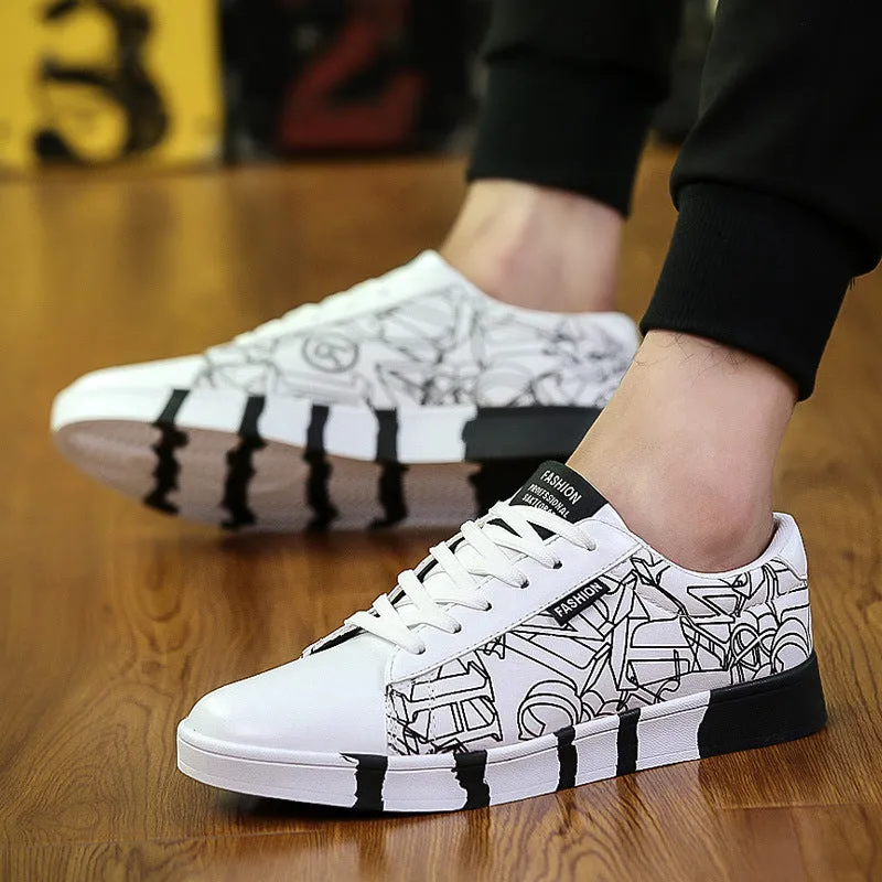 Casual trend canvas shoes fashion sports shoes - Men's Shoes