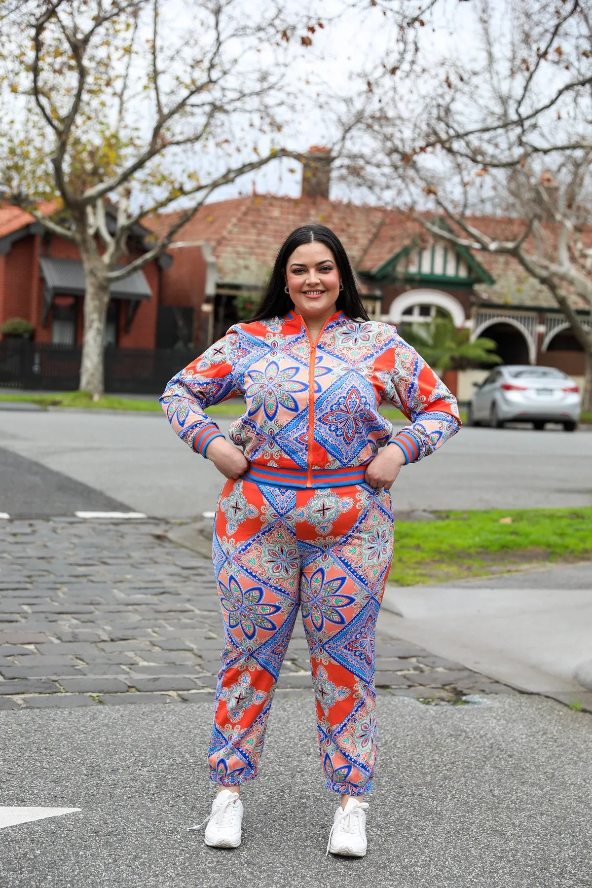 Celine Jogger - Orange Print