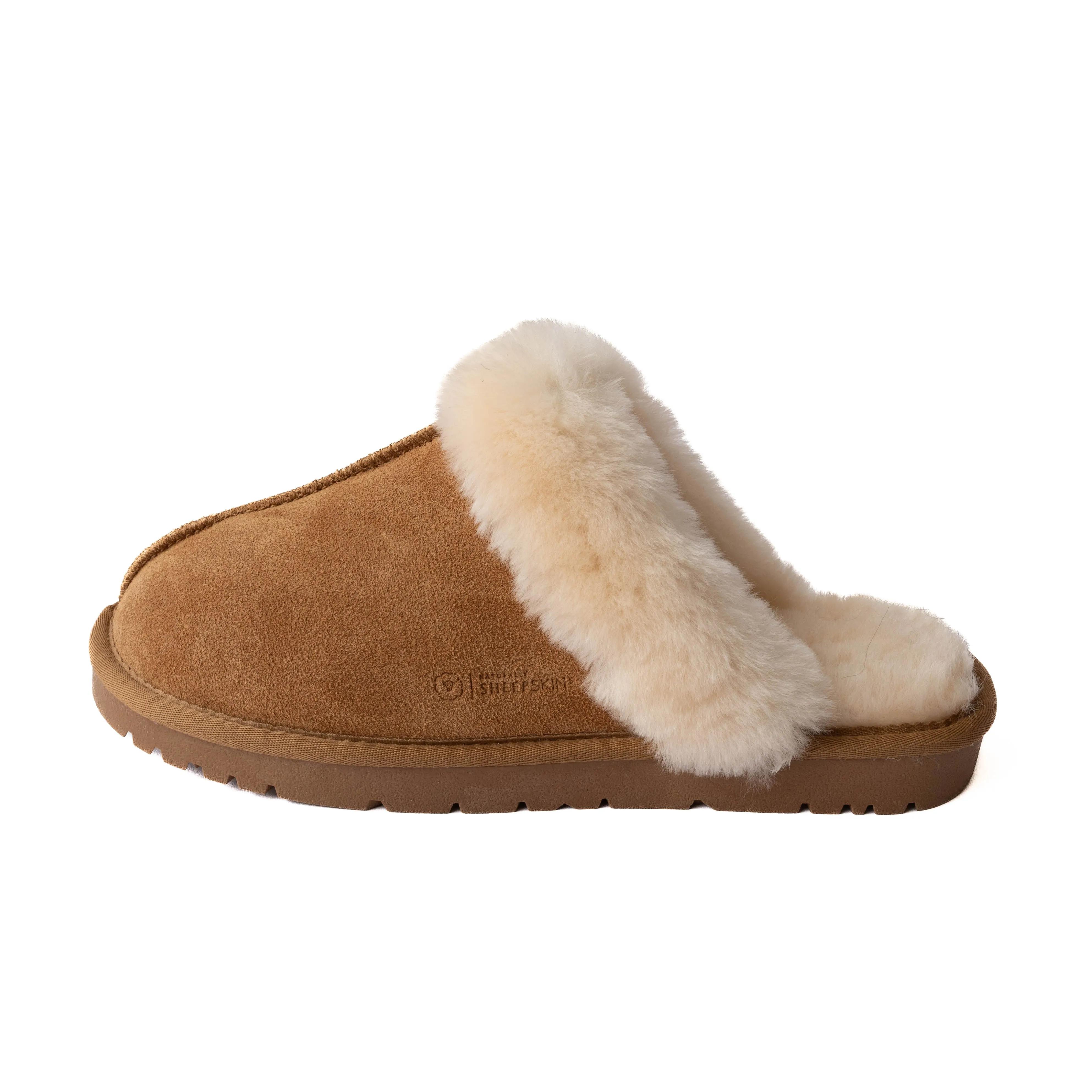 Classic Sheepskin Scuff Slipper Natural/Tan