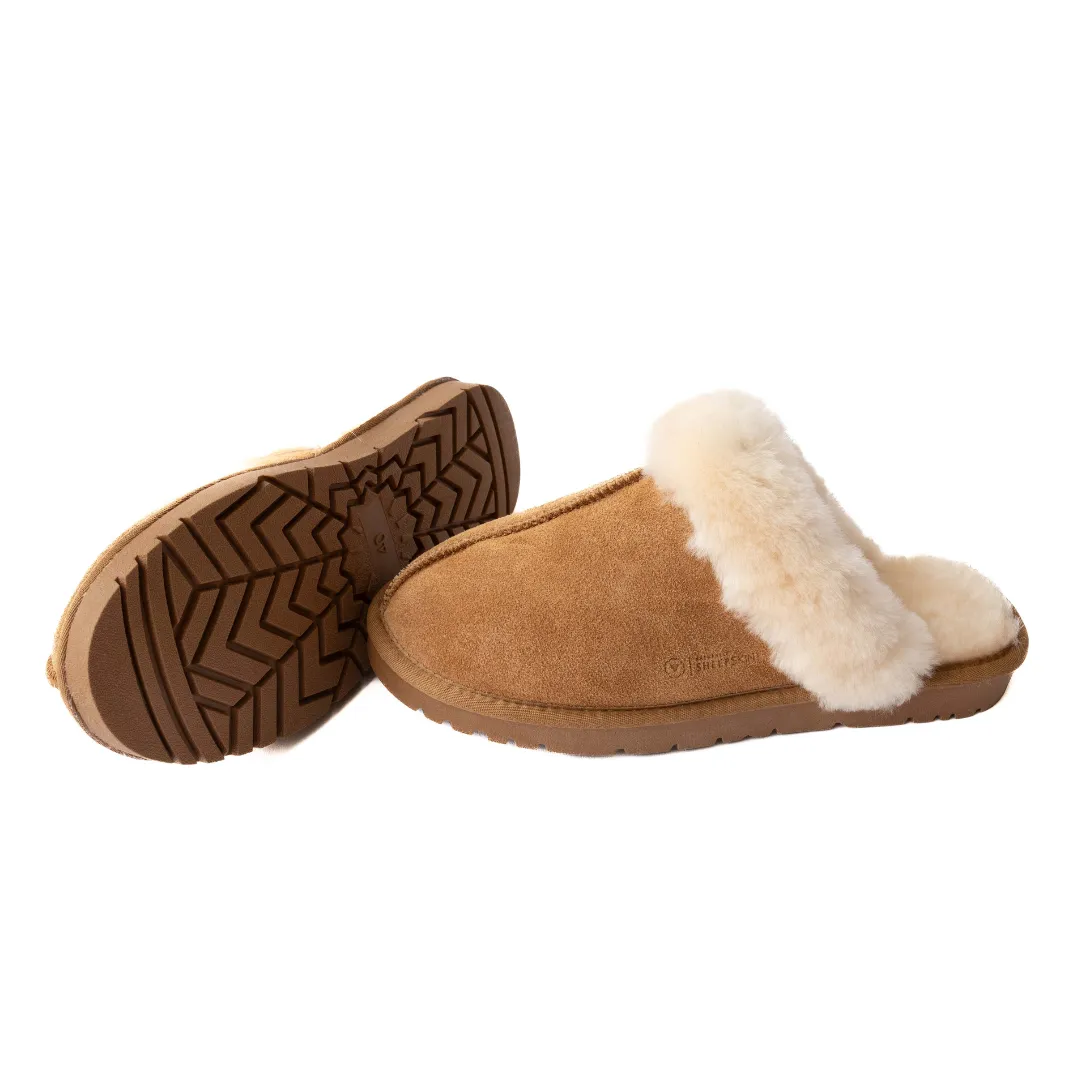 Classic Sheepskin Scuff Slipper Natural/Tan