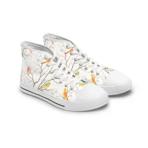 Colorful Birds Women's High Top Sneakers