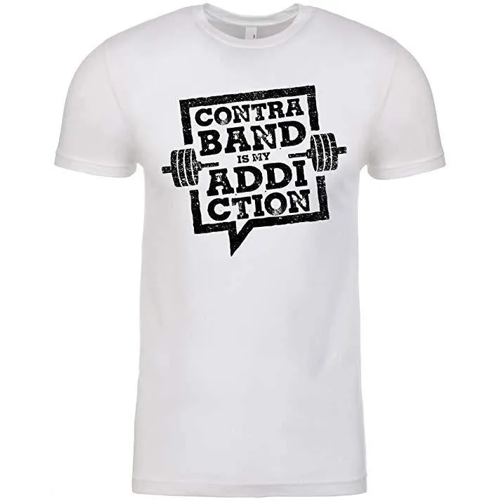 Contraband Sports 10169 Contraband is My Addiction Mens/Unisex T-Shirt