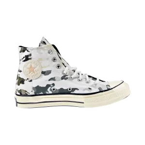 Converse Chuck Taylor All Star 70 Hi "Blocked Camo" Mens Shoes White-Carbon Grey