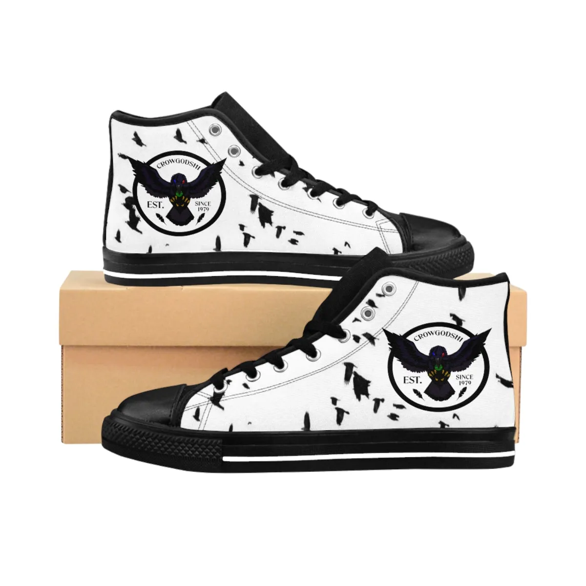 Crowgodshi Men's Flock of Crows High-Tops