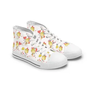 Cute Girls Women's High Top Sneakers