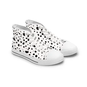 Dalmatian Spots Women's High Top Sneakers