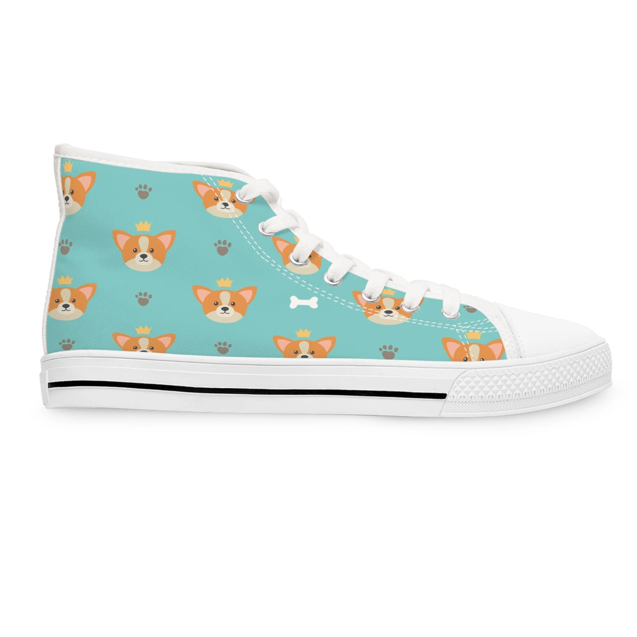 Dog and Bones Women's High Top Sneakers