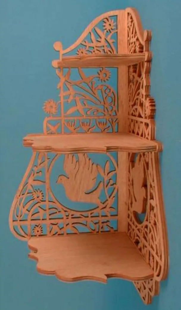 Dove Corner Shelf Pattern