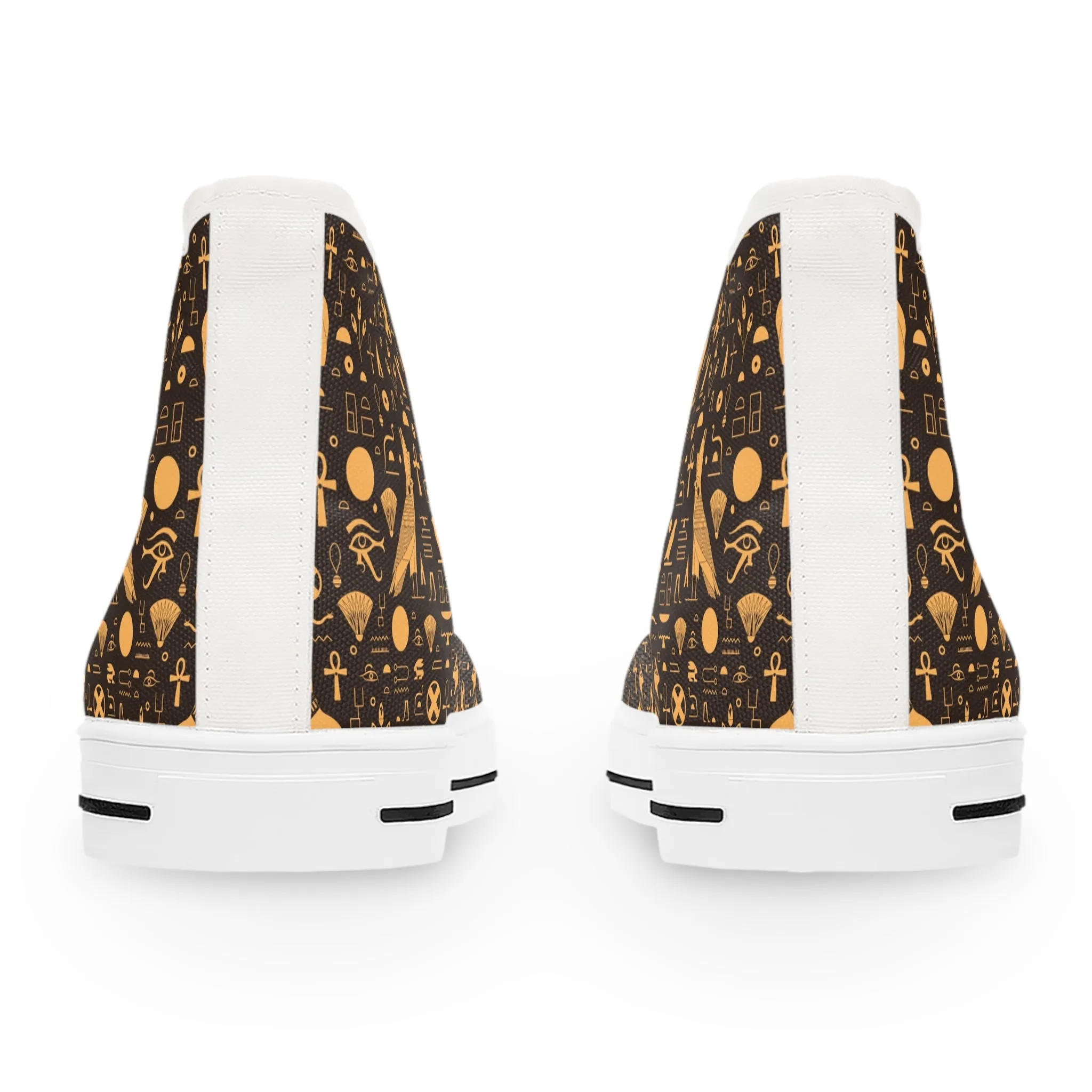 Egypt Pattern Women's High Top Sneakers