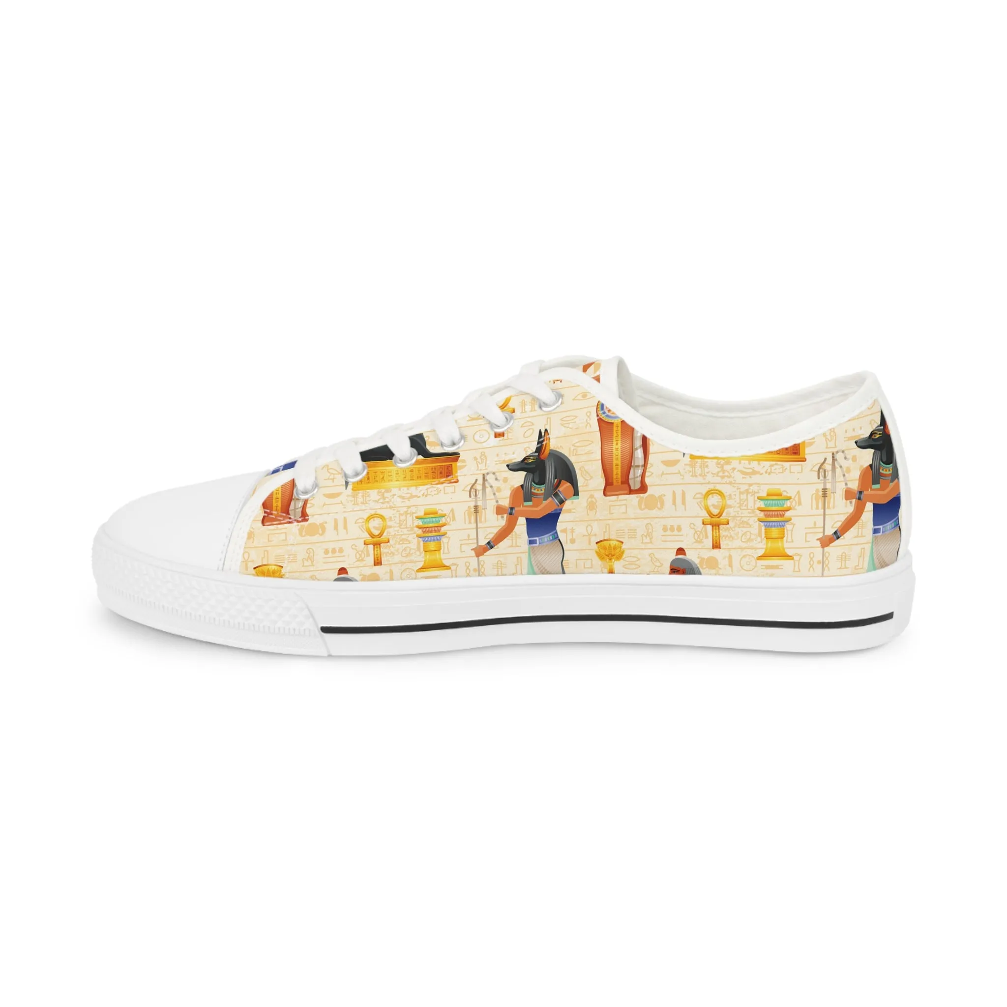 Egyptian Men's Low Top Sneakers