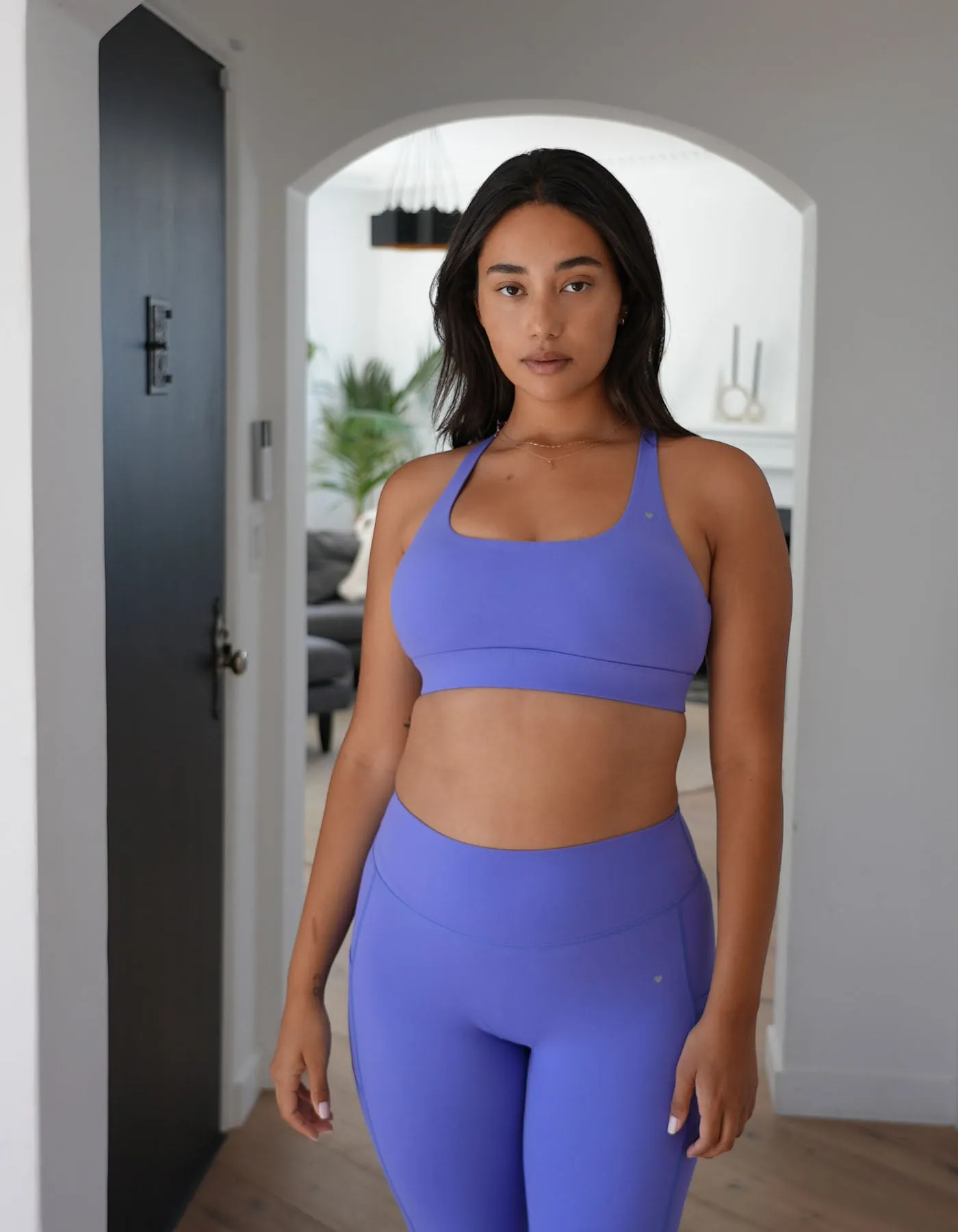 Eloise Sports Bra - Hydrangea