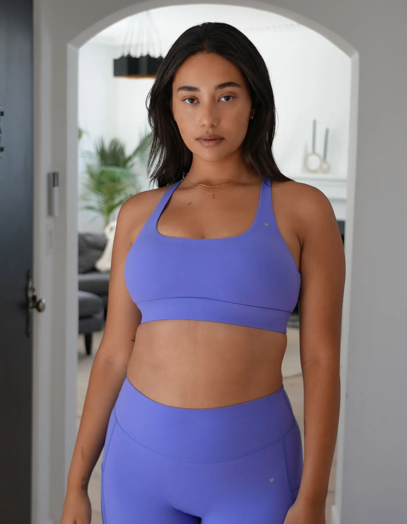 Eloise Sports Bra - Hydrangea