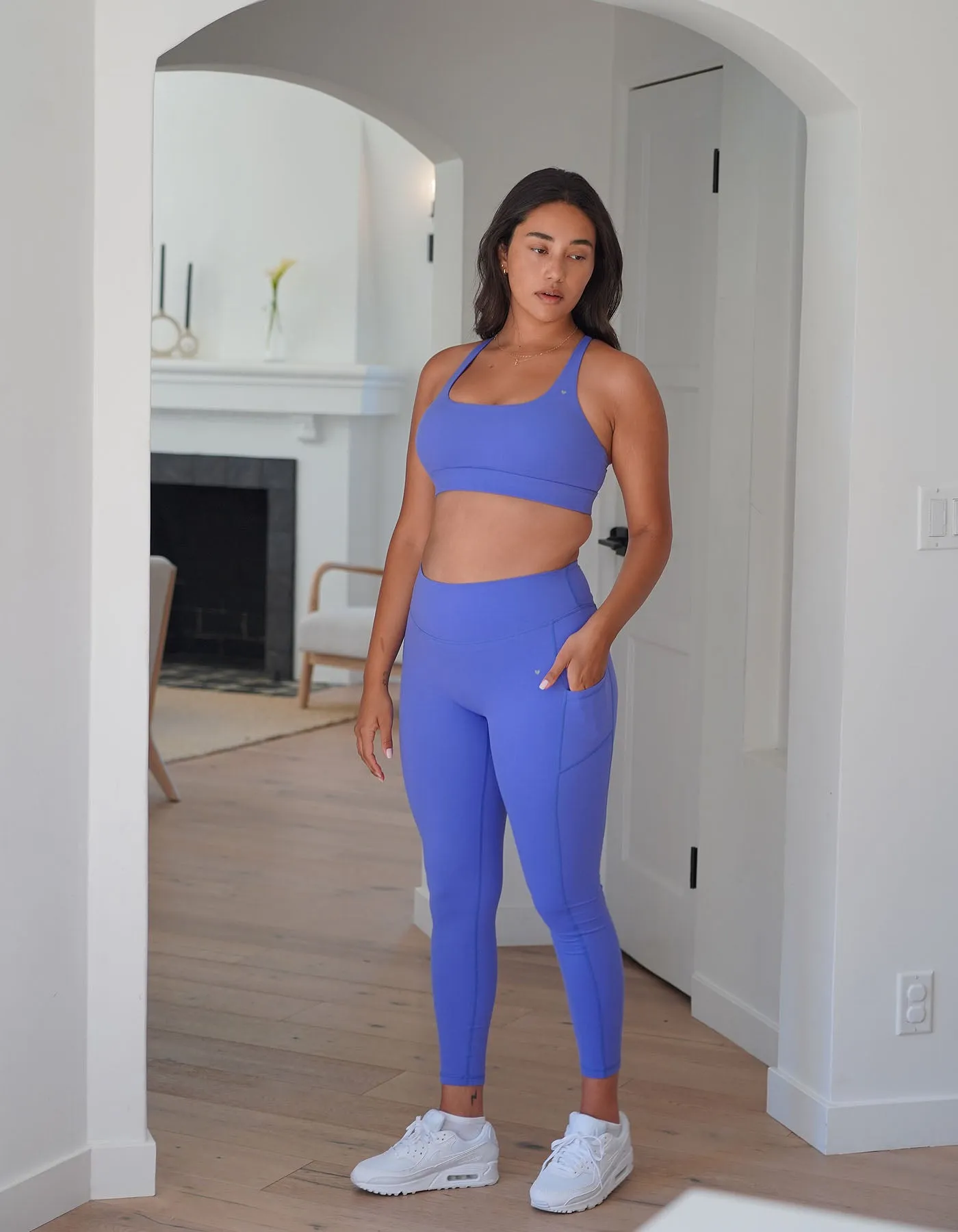 Eloise Sports Bra - Hydrangea