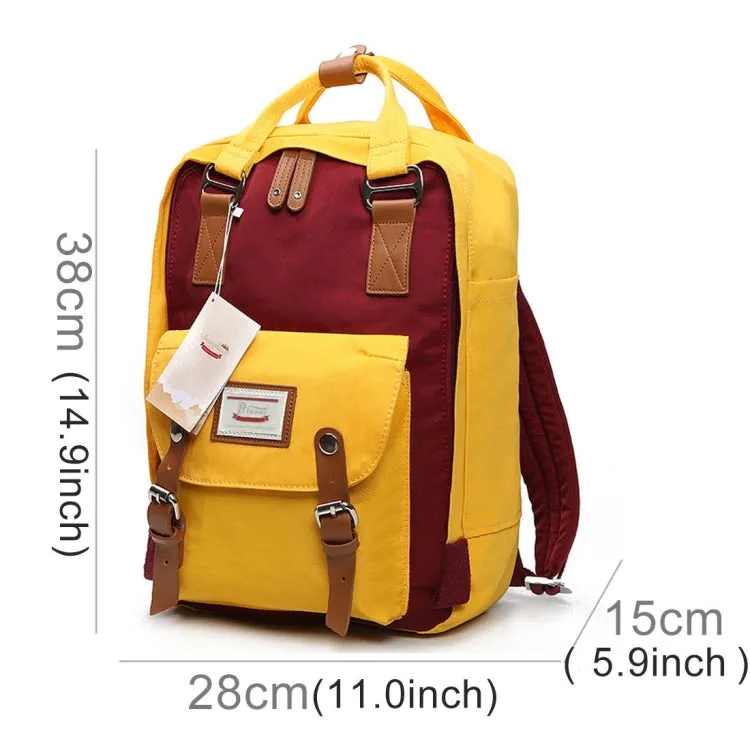 Fashion Casual Travel Backpack Laptop Bag Student Bag with Handle, Size: 38*28*15cm