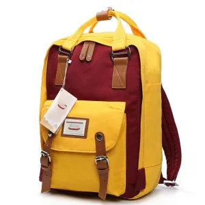 Fashion Casual Travel Backpack Laptop Bag Student Bag with Handle, Size: 38*28*15cm