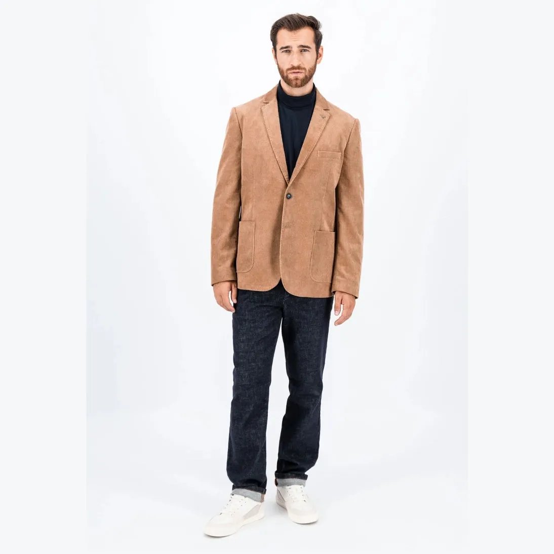 Fynch-Hatton Cotton Cord Jacket 14092409 Beige