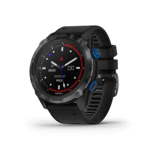 Garmin Descent Mk2i, Watch-Style Dive Computer with Air Integration, Multisport Training/Smart Features, Titanium with Black Band