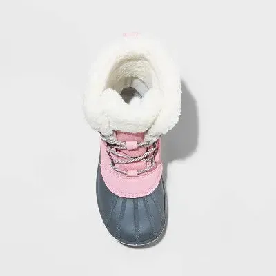 Girls' Kit Winter Boots - Cat & Jack Pink 2