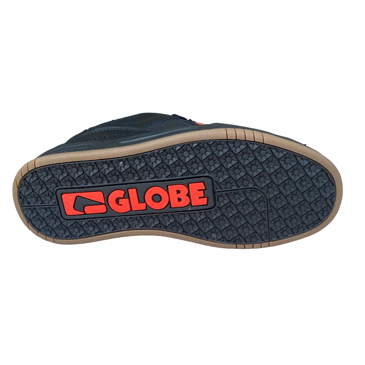 Globe scarpa sneakers da skateboard Fusion GBFUS 20597 nero-rosso