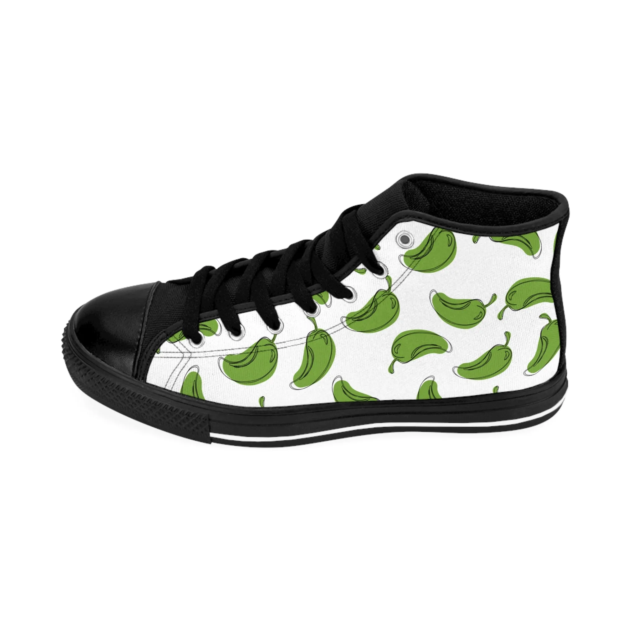 Green Pepper Men's Classic Sneakers