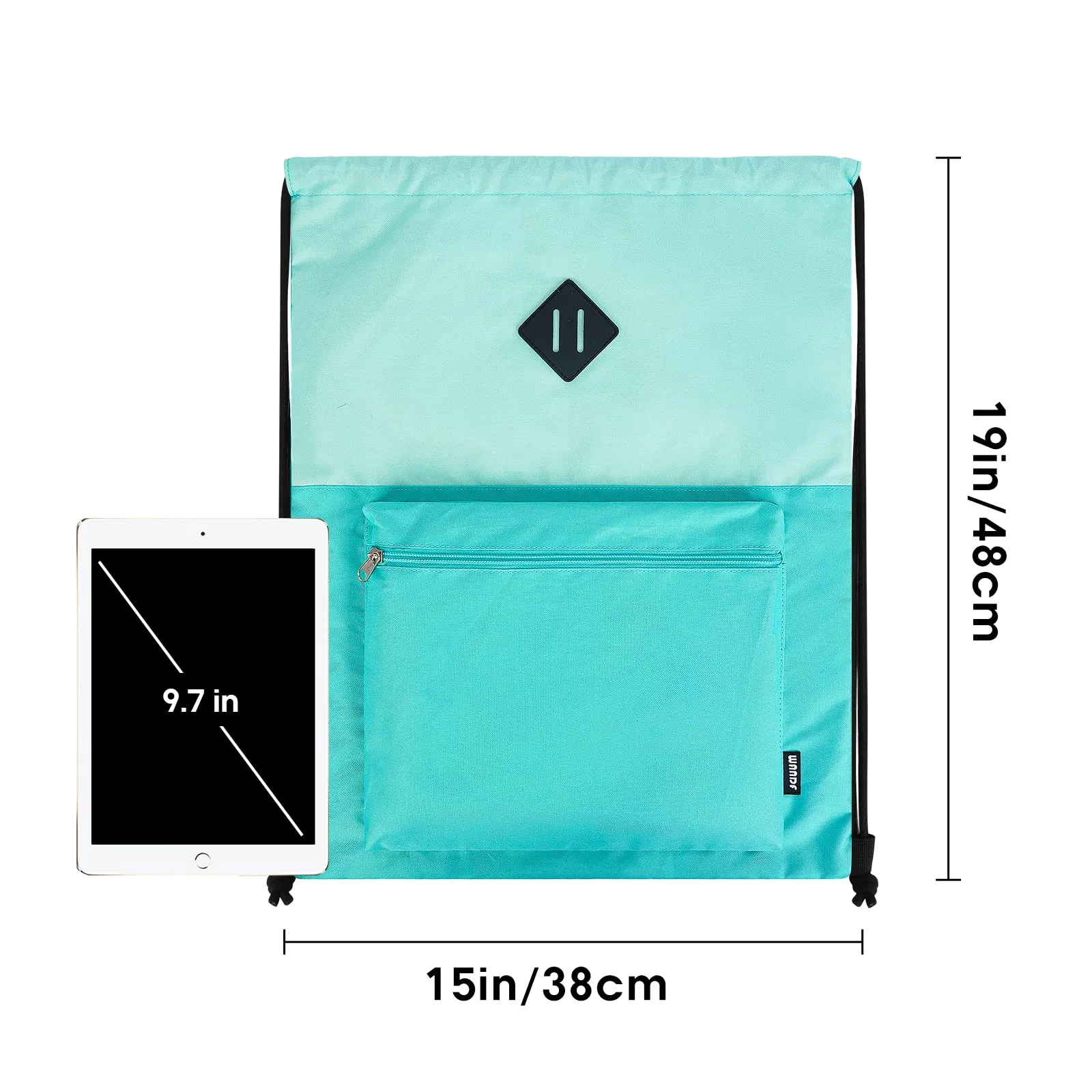 Gym Drawstring Backpack with Wet Compartment