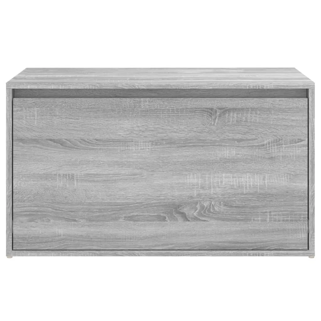 Hall Bench 80x40x45 cm Grey Sonoma Engineered Wood