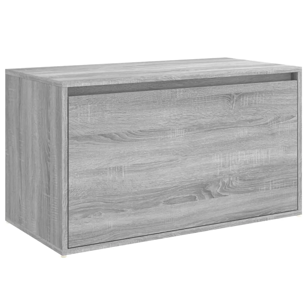 Hall Bench 80x40x45 cm Grey Sonoma Engineered Wood