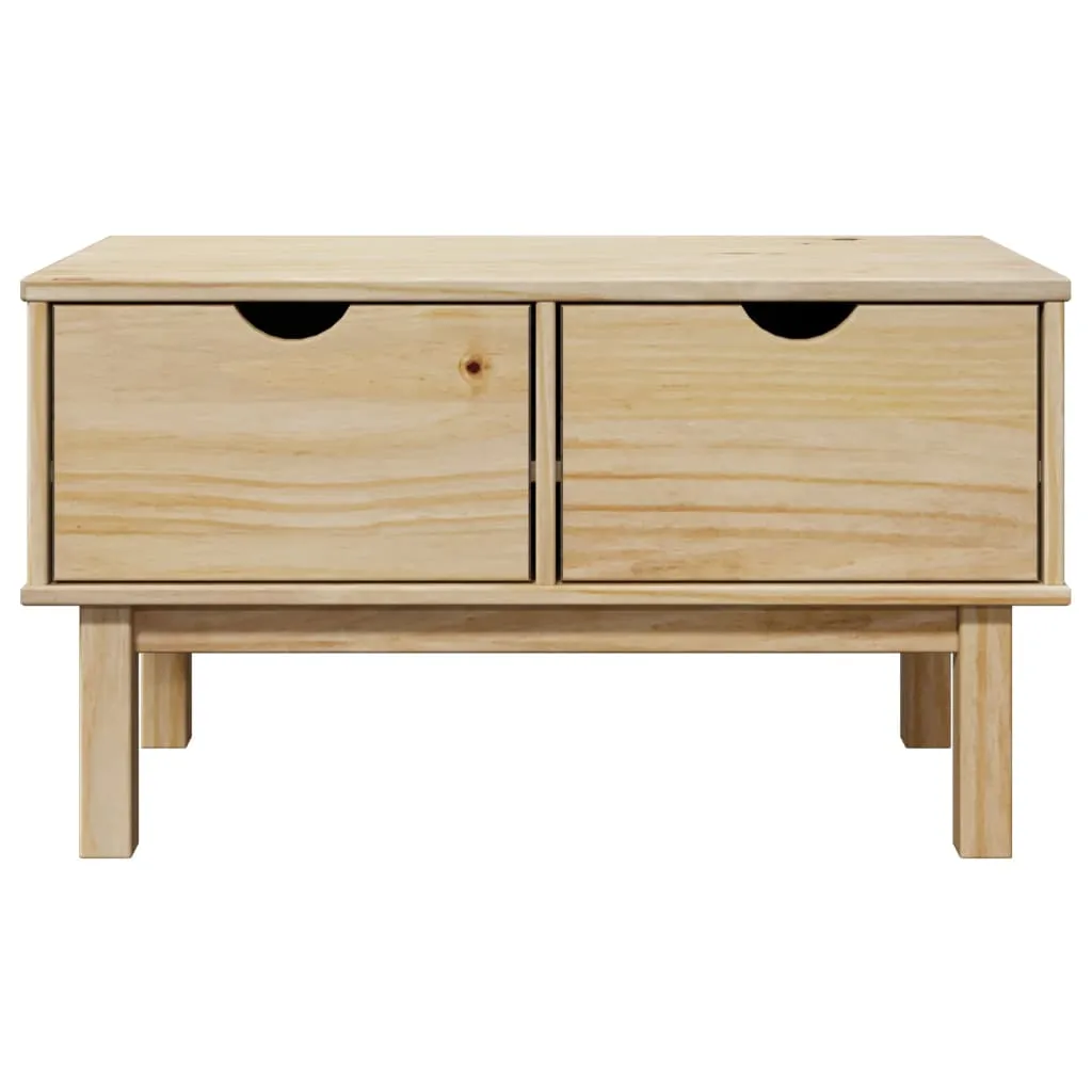 Hallway Bench OTTA 80x40x45 cm Solid Wood Pine