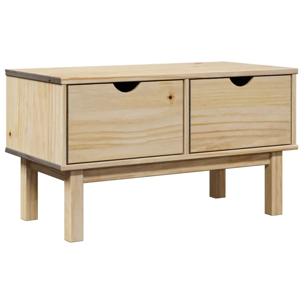 Hallway Bench OTTA 80x40x45 cm Solid Wood Pine